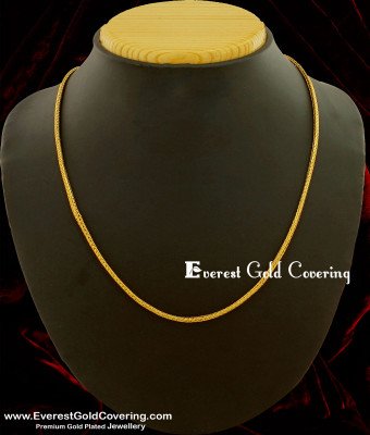 SHN017 - Gold Plated Daily Wear Round Snake Chain Design Buy Online