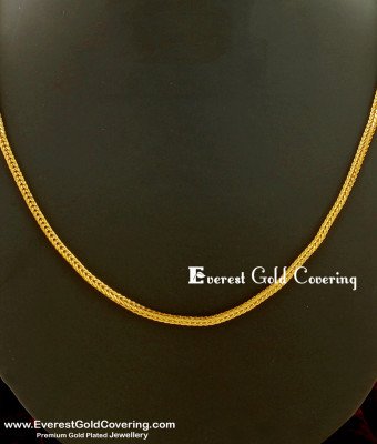 SHN011 - Gold Plated Daily Wear Short Chain Design for Men and Women