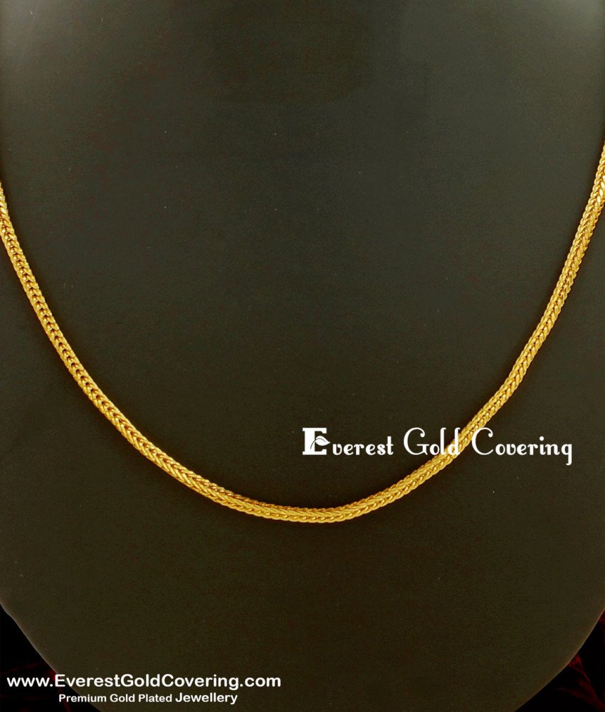 SHN011 - Gold Plated Daily Wear Short Chain Design for Men and Women