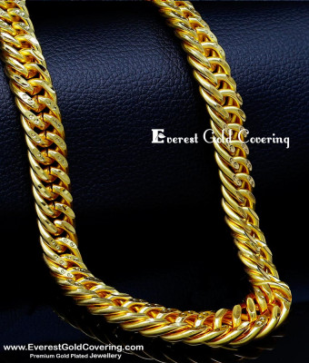 SHN115 - Heavy Daily Use 2 Gram Gold Short Chain Design for Man