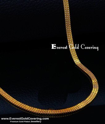 SHN118 - Real Gold Design Daily Use 1 Gram Gold Plated Chain