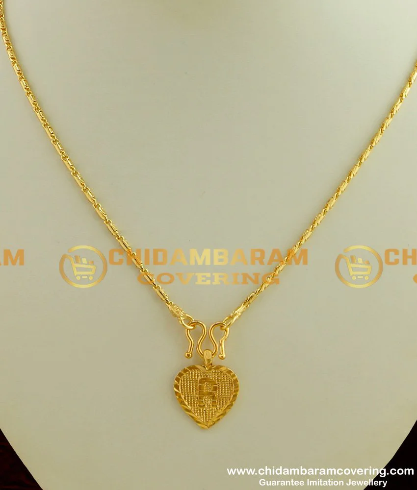 Buy Gold Plated Alphabet ‘R’ Letter Pendant with Chain for Boys and Girls
