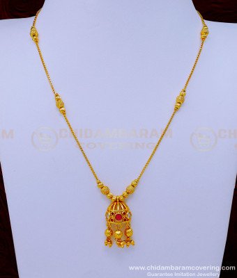 SCHN437 - Unique Short Chain with Pendant Designs for Ladies