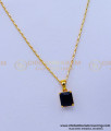 gold plated chain with guarantee, black stone pendant, black stone pendant chain, black stone dollar chain design, small chain with pendant
