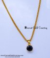 daily use gold simple chain pendant