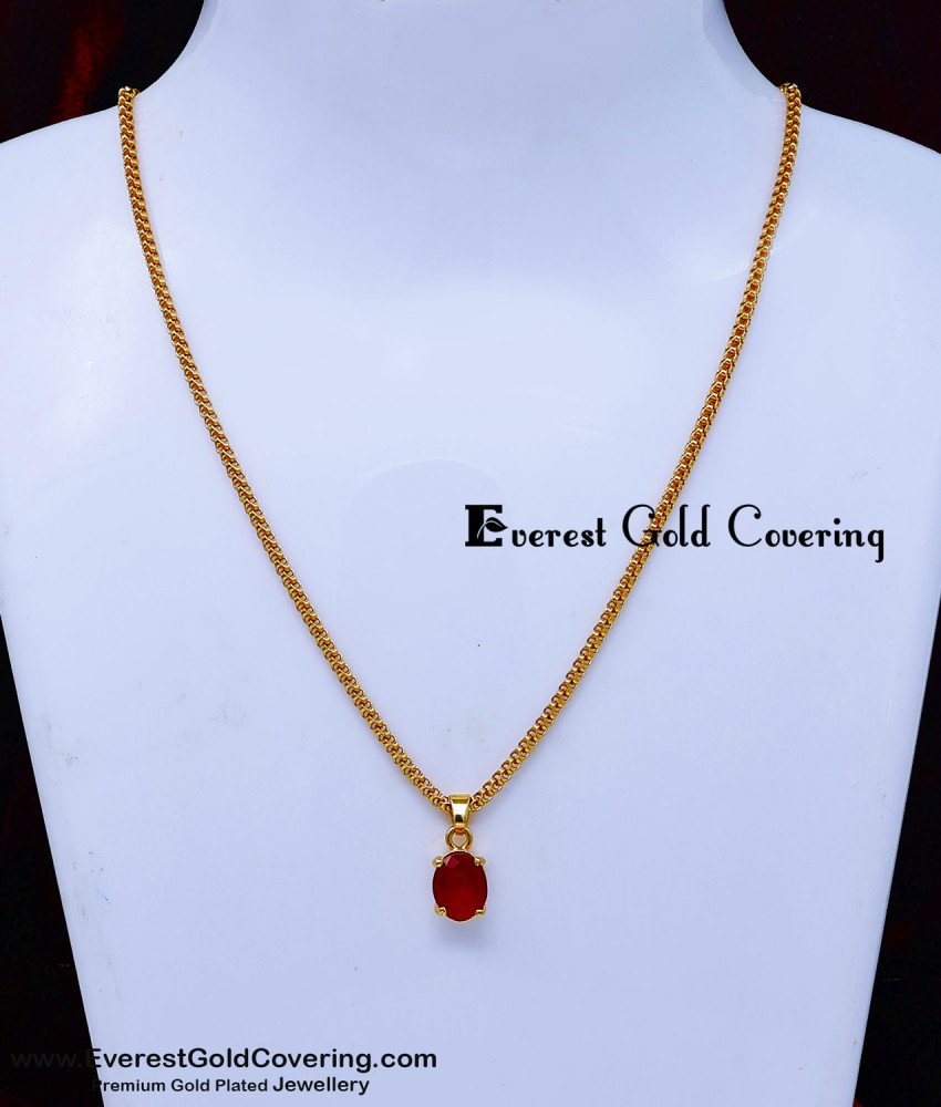 simple stone locket design