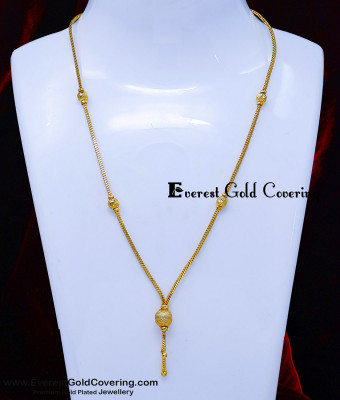 SCHN600 - Simple Daily Wear Balls Chain with Pendant Design SCHN600 - Simple Daily Wear Balls Chain with Pendant Design