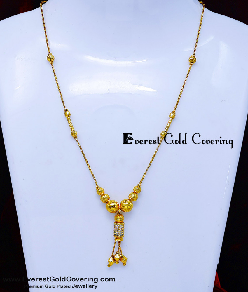 latest pendant designs in gold plated jewellery