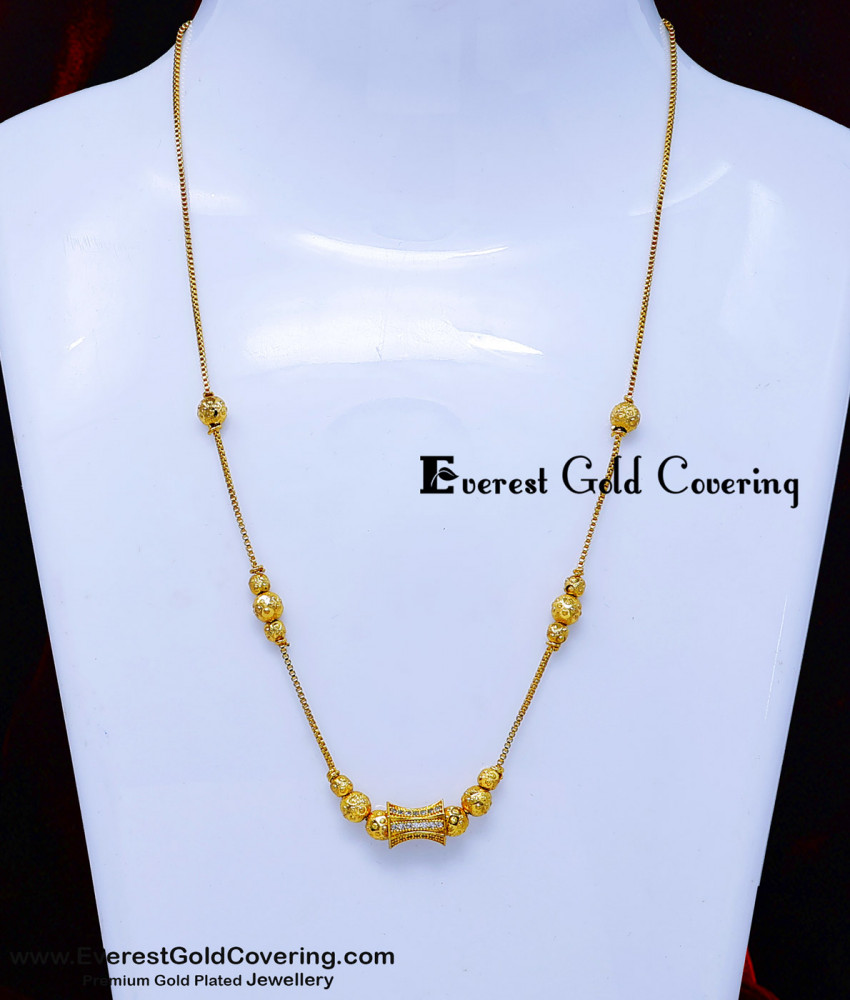 Elegant American Diamond Pendant Chain for Women modern gold pendant designs for female