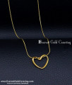 gold necklace for teenage girl