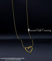 gold necklace for teenage girl