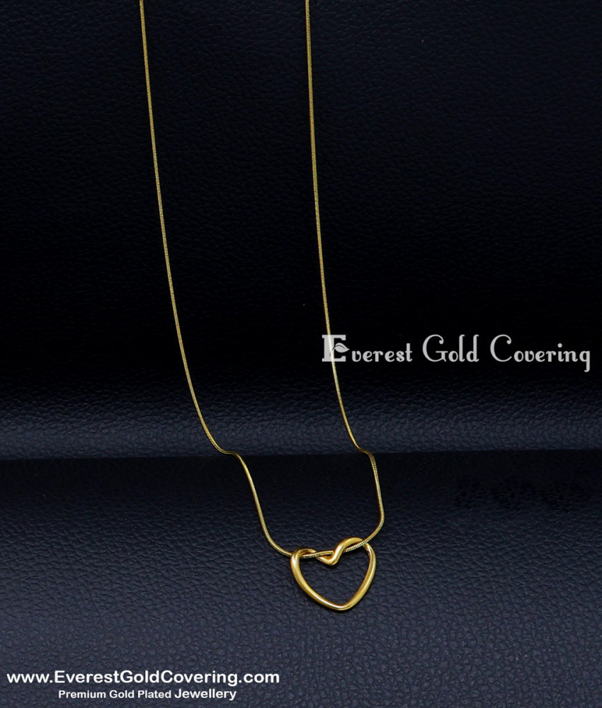 gold necklace for teenage girl