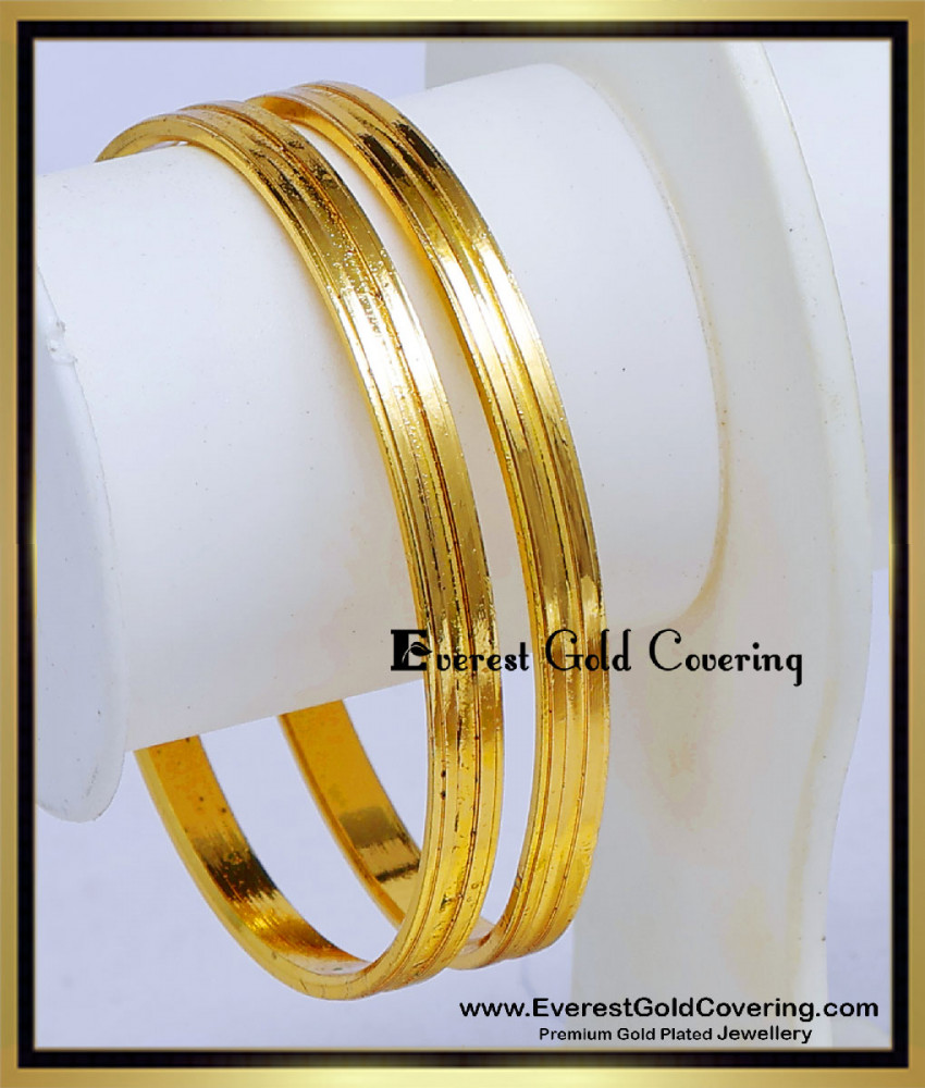 Daily Wear Gold Polish Impon Bangles Online in India Daily wear Impon gold polish bangles