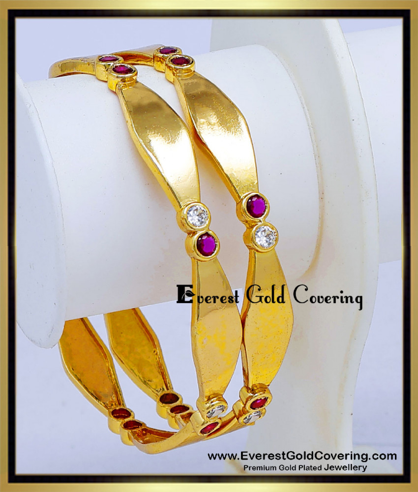 Pure Impon New Model White Stone Bangles for Women bridal white stone bangles set