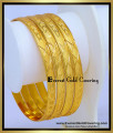 Simple Daily Wear 1 Gram Gold Plated 4 Bangles Set bangles gold design for women
