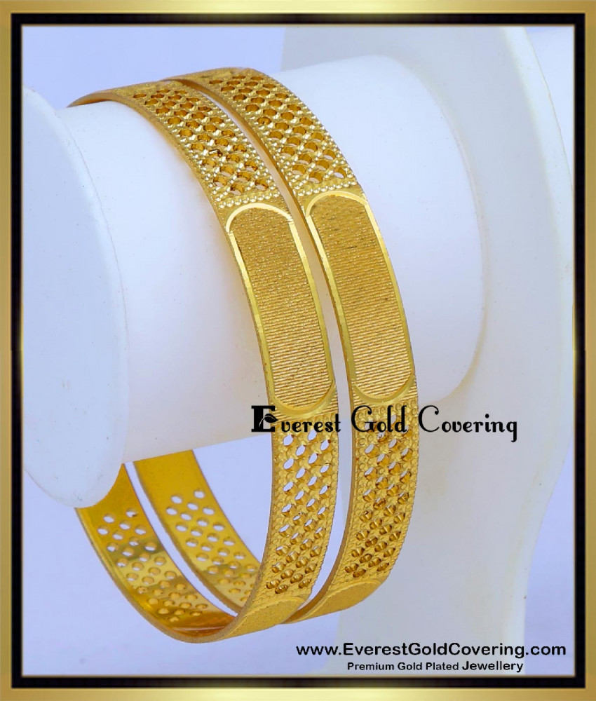 Latest Light Weight Casual Daily Wear Gold Bangle plain gold casual daily wear gold bangle