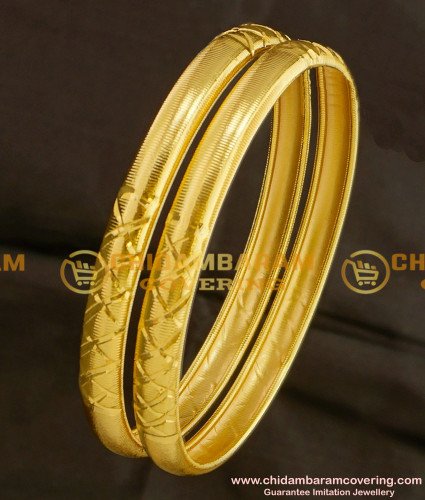 BNG095 - 2.8 Light Weight Daily Wear Shiny Thin Bangle Designs with Price Buy Online