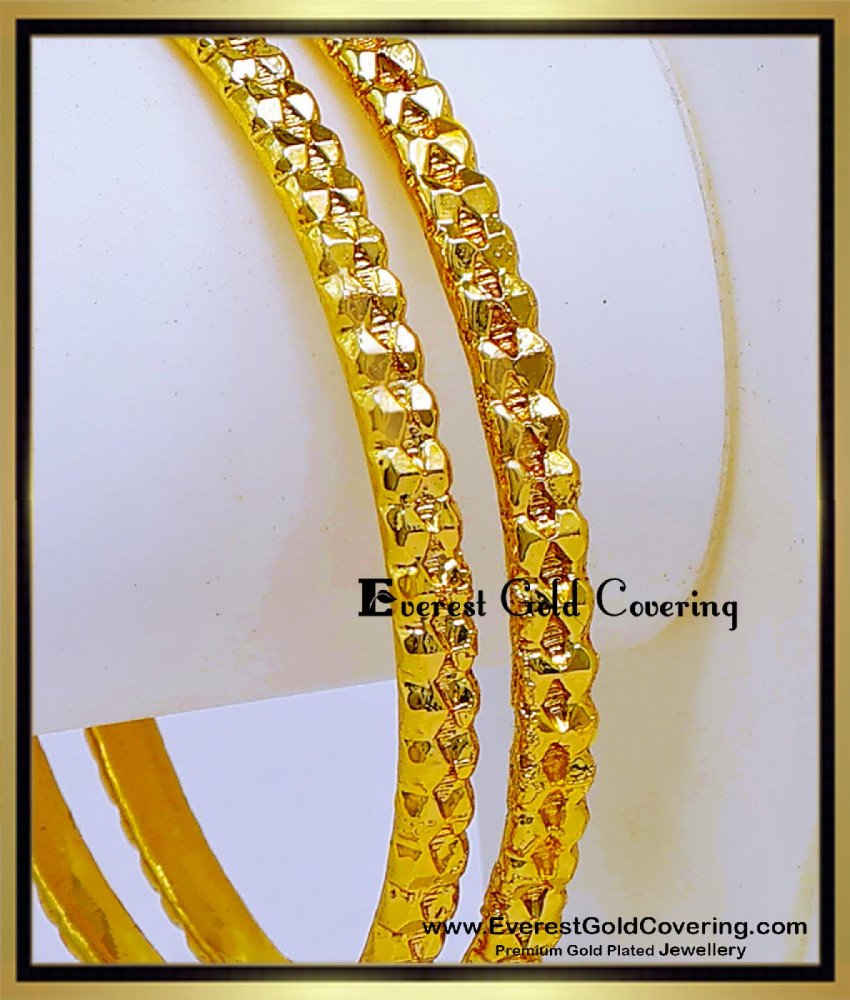 BNG1004 - 2.6 Gold Look Daily Wear Panchaloha Bangles for Women