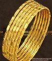BNG108 - 2.6 Size Traditional Lakshmi Bangles Design Set Of 6 Pcs for Daily Use