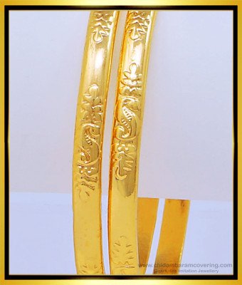 Bng421 - 2.8 Size Beautiful Gold Look Bangles Buy Original Impon Bangles for Women 
