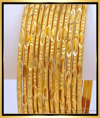 BNG486 - 2.8 Size Traditional Gold Bangles Design Buy Indian Wedding Bangles Set Online  