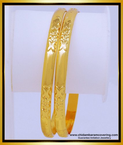 BNG533 - 2.8 Size Original Impon Gold Plated Daily Wear Bangles Collection for Ladies 