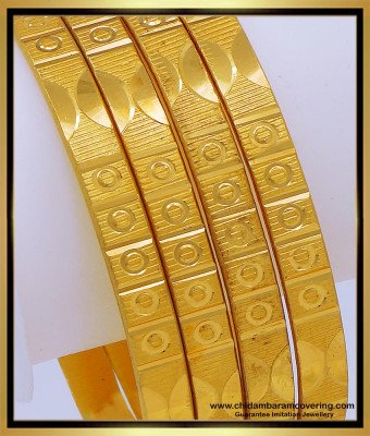 BNG629 - 2.8 Size Latest Bangles Design Gold Plated Imitation Bangles Buy Online