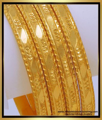 BNG661 - 2.4 Size Gold Model Covering Bangles Online Shopping