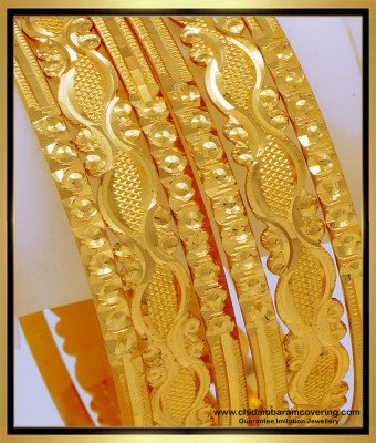 BNG663 - 2.8 Size South Indian Bridal Jewellery Bangle Designs