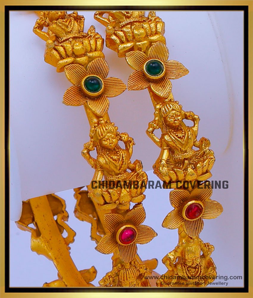 temple jewellery bangles, temple jewellery online, Temple Bangles Set, antique temple jewellery bangles, temple bangles online, temple bangles design