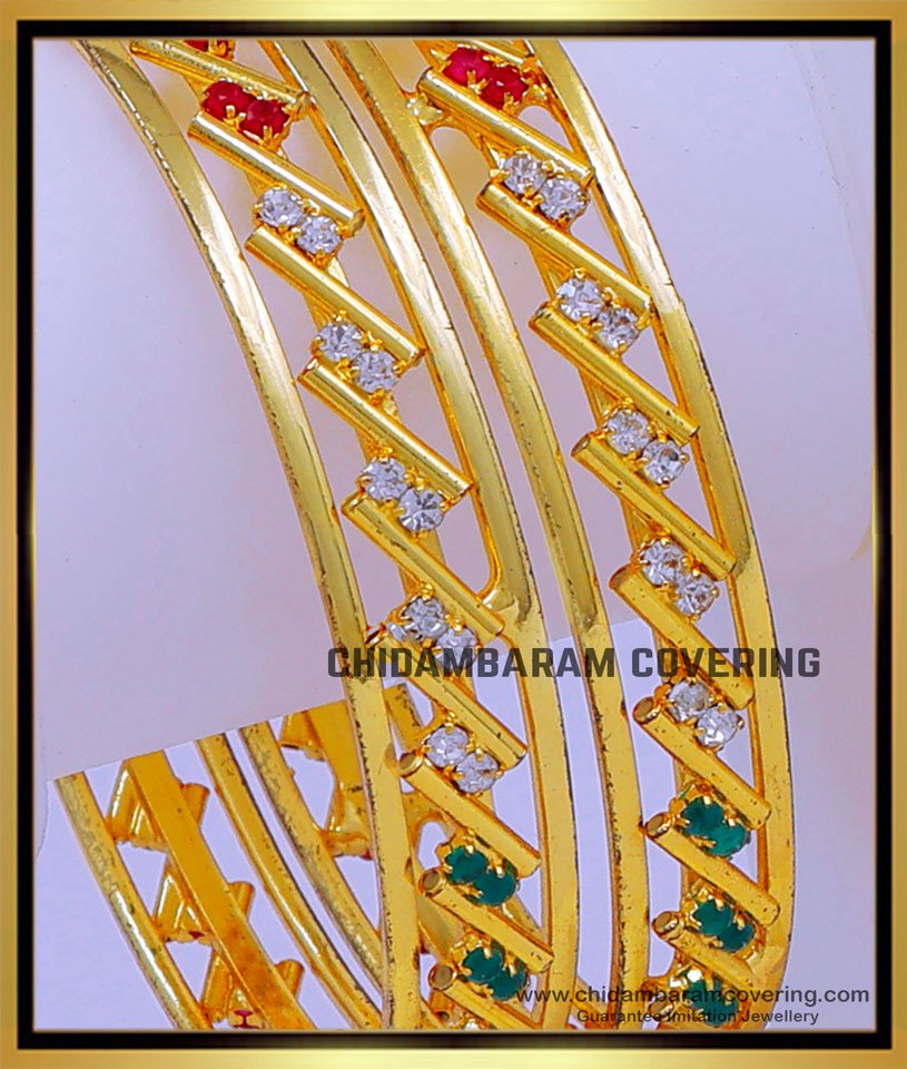 stone bangles,1 gram gold plated bangles, latest gold stone bangles designs, one gram gold jewellery,  stone bangles set, stone bangles designs with price