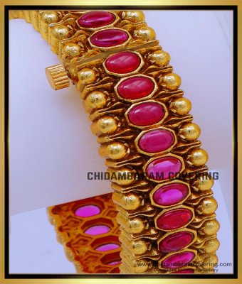 BNG747 -2.6 Size Premium Quality Latest Screw Type Gold Kada Bangles for Ladies