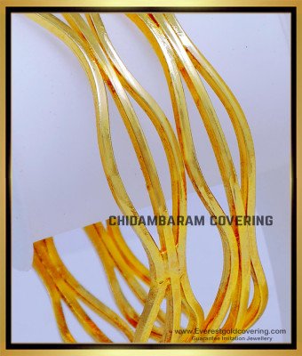 BNG832 - 2.8 New Impon Plain Daily Wear Gold Bangle Design Latest
