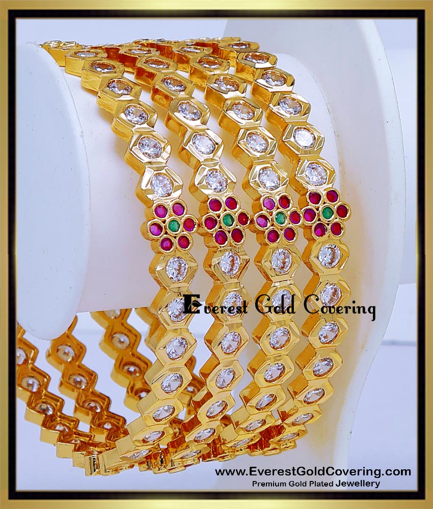 five metal impon bangles