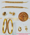 BNS02 - Bharatanatyam Indian Classical Dance Jewellery Complete Set Buy Online