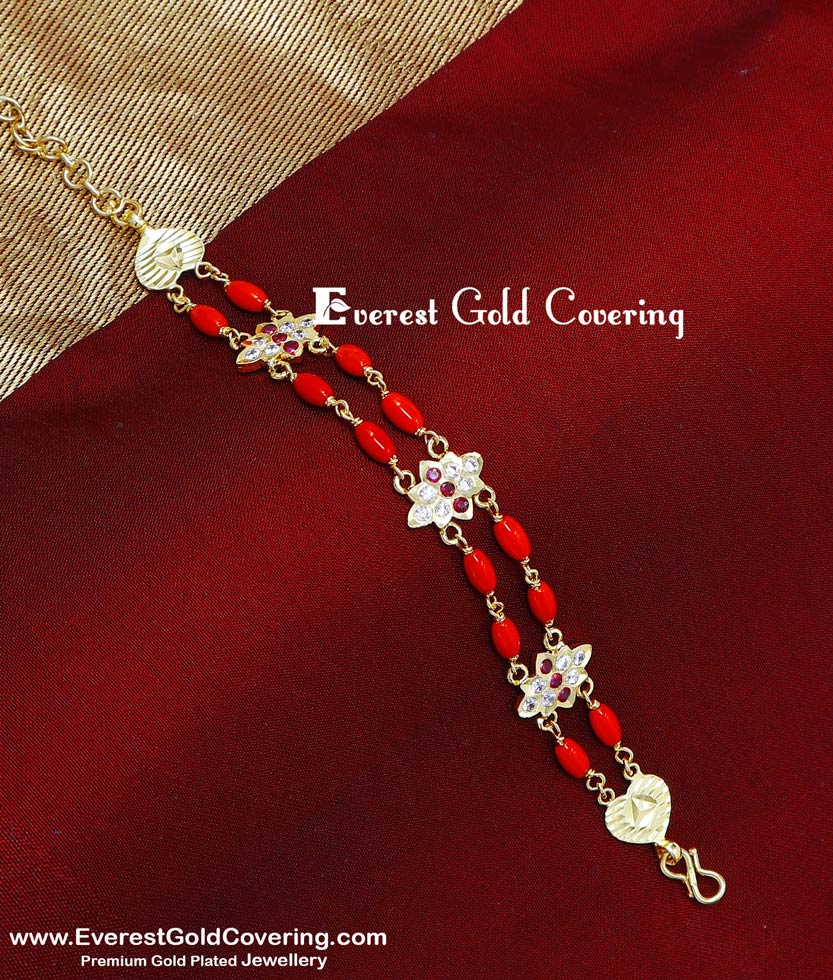 coral bracelet for women