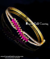 New Model Gold Plated Grams Stone Kappu Bracelet Online 1 gram gold kada bracelet