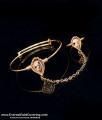 Cute rose gold Adjustable Bracelet with Ring Set for Baby Girl adjustable bracelet bracelet with ring attached gold