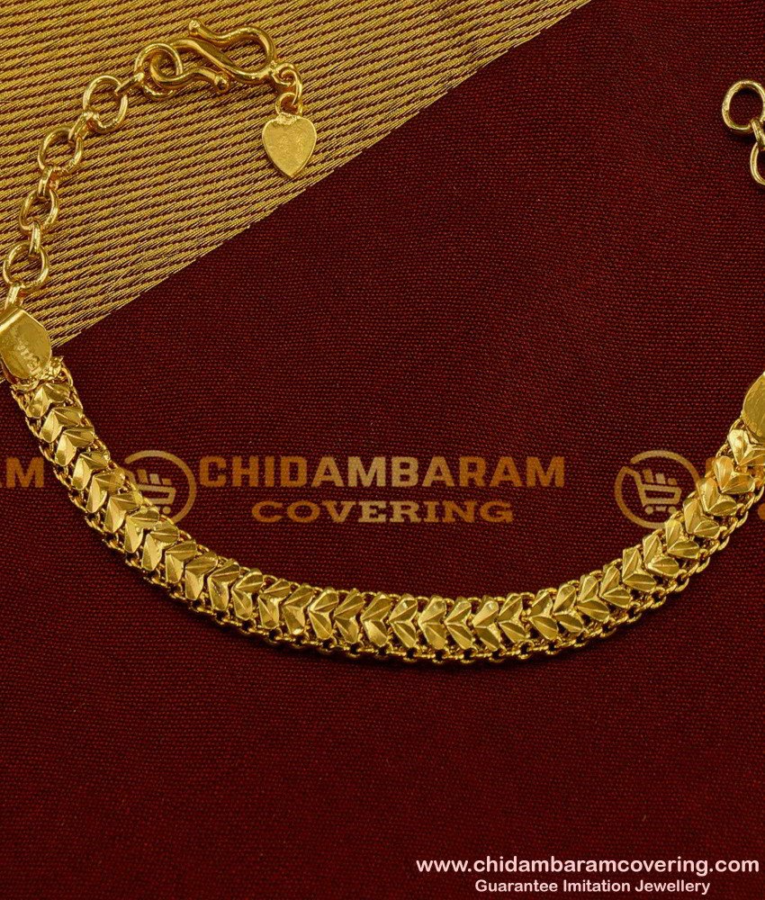 BCT006 -1 Gram Gold Link Chain Bracelet for Men & Women At Low Price Buy Online