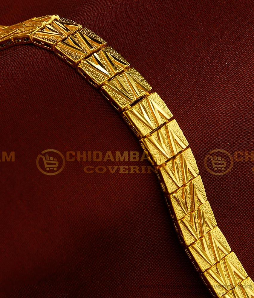 BCT171 - New Gold Pattern Party Wear Gold Plated Broad Bracelet Guaranteed Jewelry
