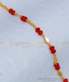 BCT223 - Beautiful Gold Plated Light Weight Red Crystal Hand Bracelet for Teenage Girls karugamani bracelet-gold-bracelet-design-hand-chain-for-girls-one-gram-gold-bracelet-covering-bracelet-gold-covering-bracelet-stone-bracelet-girls-bracelet,women bracelet