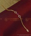 BCT265 - beautiful white and ruby stone party wear gold look bracelet for women gold bracelet, gold covering bracelet, covering bracelet, gold plated bracelet, one gram gold bracelet, stone bracelet, imitation bracelet, bracelet for women,