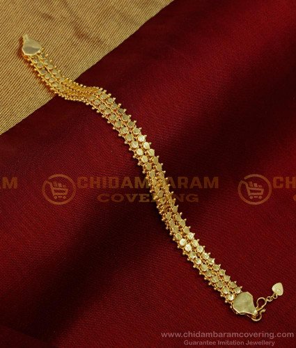 BCT376 - Real Gold Design Daily Use Gold Plated Bracelet for Men