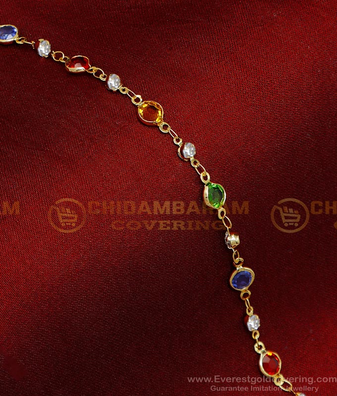 Elegant Weight Loss Multicolor Stone Bracelet for Ladies gold plated bracelet, one gram gold plated jewellery, crystal bracelet, crystal bracelet for women, crystal bracelet for healing, crystal bracelet benefits, 1 gram gold bracelet for men, 1 gram gold bracelet
