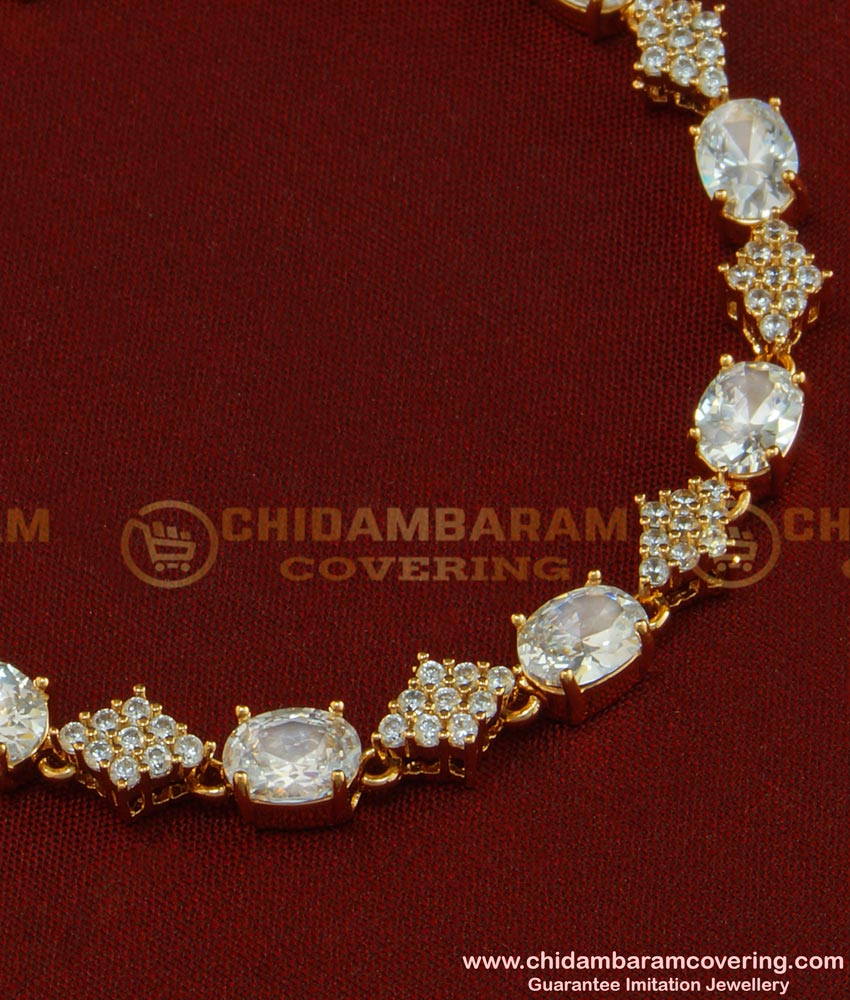 BCT74 - Stylish Modern Real Diamond Design Rose Gold Bracelet Design Imitation Jewellery BCT74 - Stylish Modern Real Diamond Design Rose Gold Bracelet Design Imitation Jewellery