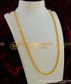 CHN001-LG - 30 Inches Long Gold Plated Dasavatharam Design Flexible Cutting Daily Wear Chain
