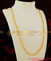 CHN036-LG - 30 Inches Long Gold Plated Gold Beads Chain Design [Milagu Mani] Daily Wear Chain
