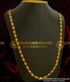 CHN049-LG - 30 Inches Long Chain Diamond Cut Gold Plated Chain for Female