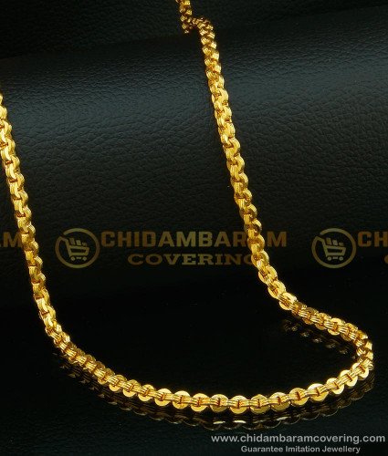 CHN090-LG - 30 Inches Most Popular Gold Plated Chandramukhi Chain For women