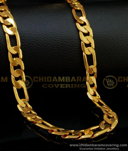 Tendulkar Chain Buy 36 Inch Long Heavy Thick Sachin Tendulkar Chain Pure Gold Plated ...